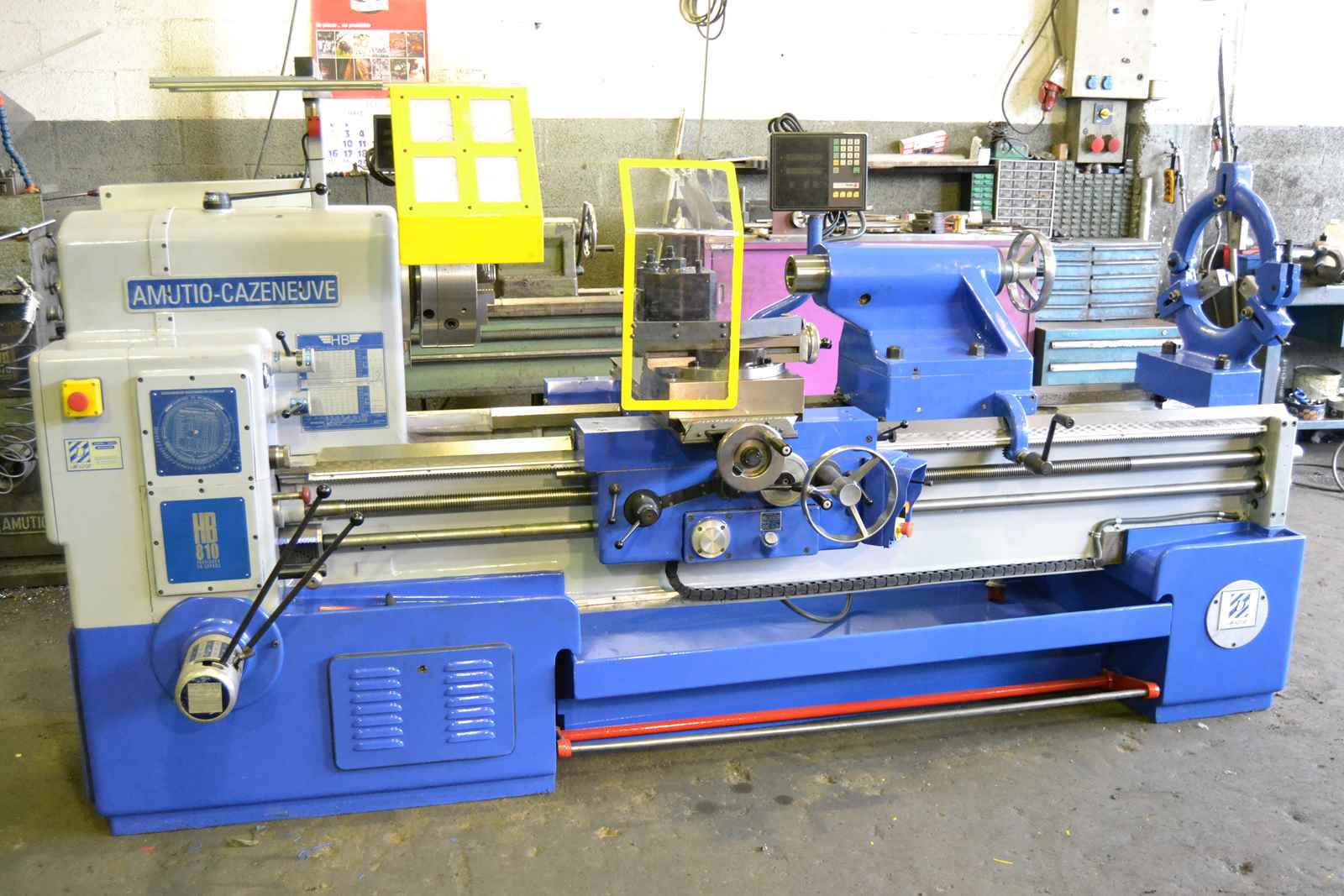 Amutio Cazeneuve HB810 of 1500 rebuilt lathe
