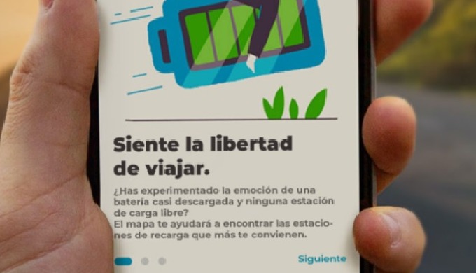 Con la aplicación Be Charge, puedes recargar el vehículo en pocos pasos.