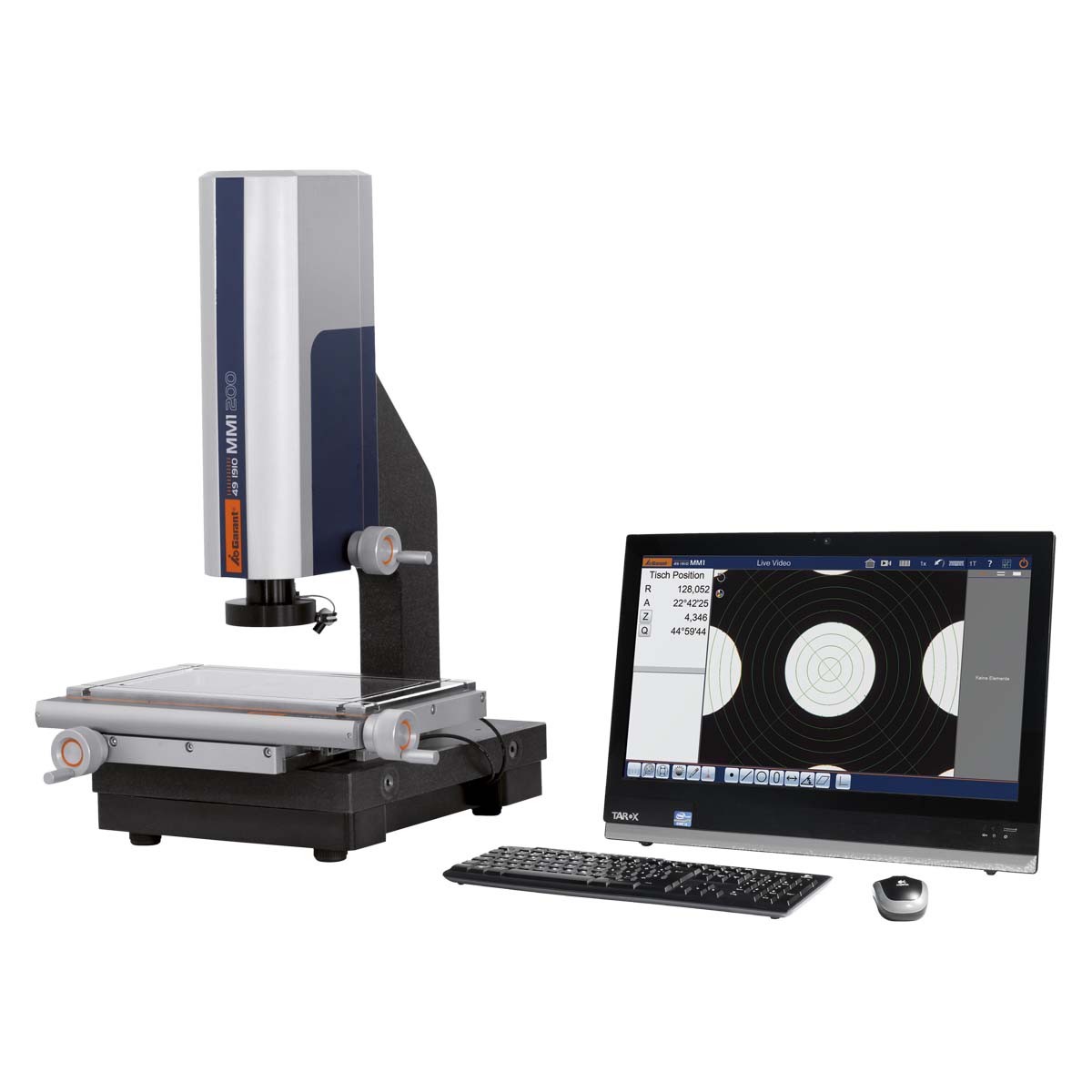 Microscopio de medición con sistema de medición incremental, procesamiento de imágenes, cámara a col...