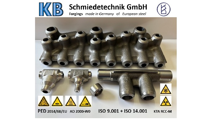 KB Schmiedetechnik GmbH - a German drop forge - forgings of all steel grades - including duplex, tit...