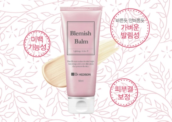 Dr.HEDISON make up 3 typed set; It consists of EGF Blemish Balm, Hedison CC Cream, HAYATA Magic Crea...