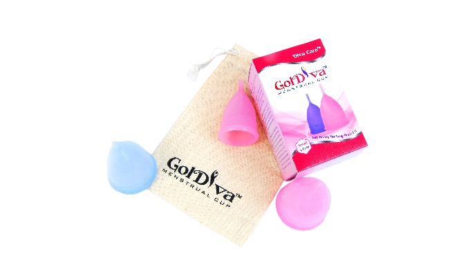 Goldiva reusable menstrual cup available in 3 size: Small,Medium,and Large * Made up of 100% medical...