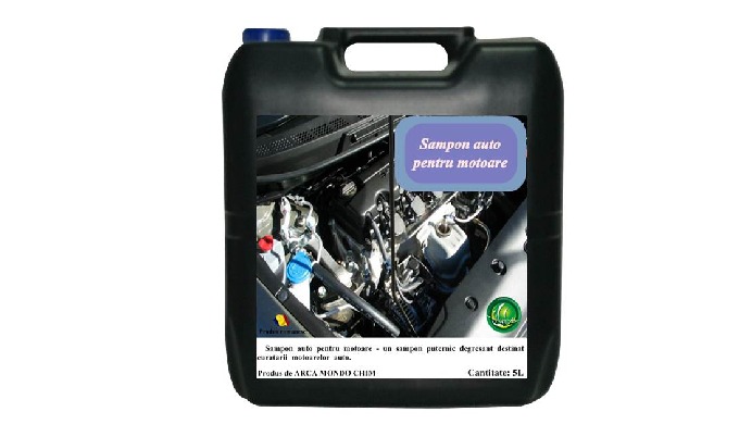 Samponul auto pentru motoare are proprietati de curatare si emulsionare deosebite. UTILIZARE: Se uti...