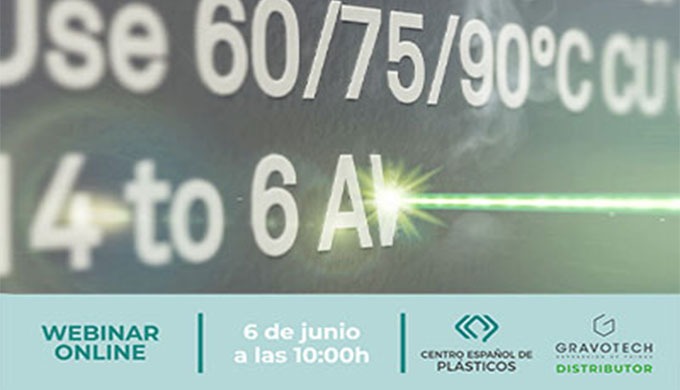 GRAVOTECH Y CEP PL&Aacute;STICOS ORGANIZAN UN WEBINAR SOBRE EL GRABADO L&Aacute;SER DE PL&Aacute;STICOS