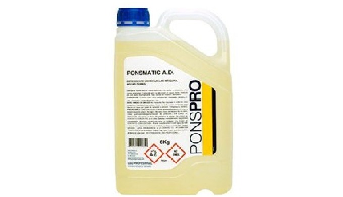 Detergente lavavajillas máquina Ponsmatic A.D Aguas duras 6/12kg REF.CO1000392
