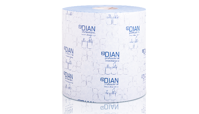 Kitchen towel Blue Natural for devices 1300 gr 160 meters with removable madrin.