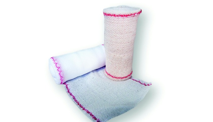 BANDE ELASTIQUE: Bande élastique dans le sens de la longueur, de type 4mx10cm, elle est tissée compo...