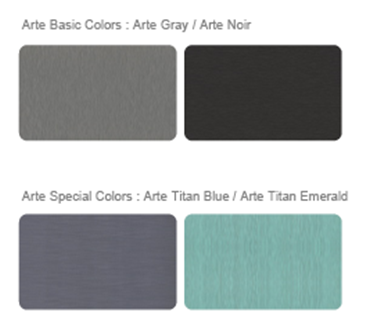 < Material: Arte Zinc > It makes the depth of architecture beyond the fashion of aluminum. Arc...