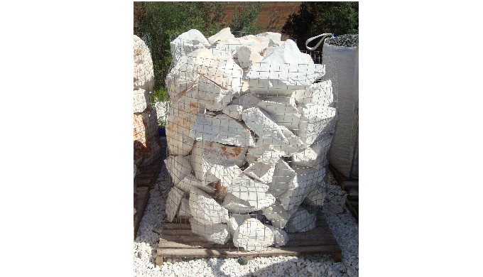 WHITE MARBLE WALLSTONE "AJAX"