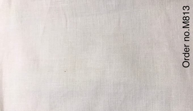 Order No.: M813 Colour: White Size: 44” Width Our Linen Fabric is crafted from high-quality linen wi...