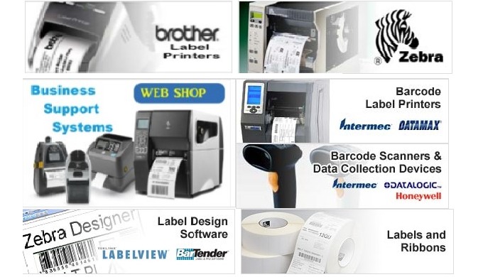 Find a wide range of Label printing machines supplies and Software for custom label printing for Bus...