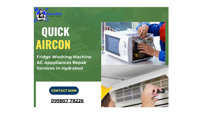 When it comes to appliance repairs, trust in the expertise of Quick Aircon. As a reliable and profes...