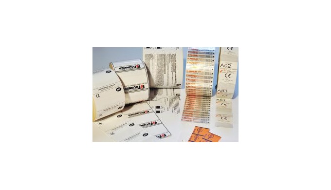 Etiquettes pré-imprimées