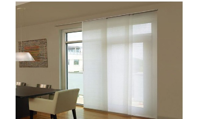 Panel Blinds are the solution for covering fold doors, sliding glass doors, and oversized windows. T...