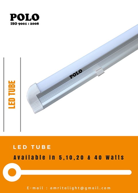 LED Tubes available in 5w,10w,20w and 40w.