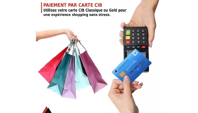 Profitez d'une expérience shopping sans stress en utilisant votre carte CIB Classique ou Gold.
