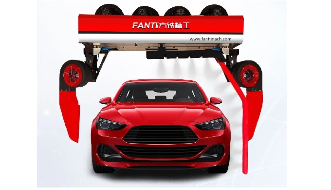 The FT-ProSeries X300 6-Fan Touchless Automatic Car Wash Machine delivers high-efficiency vehicle ca...
