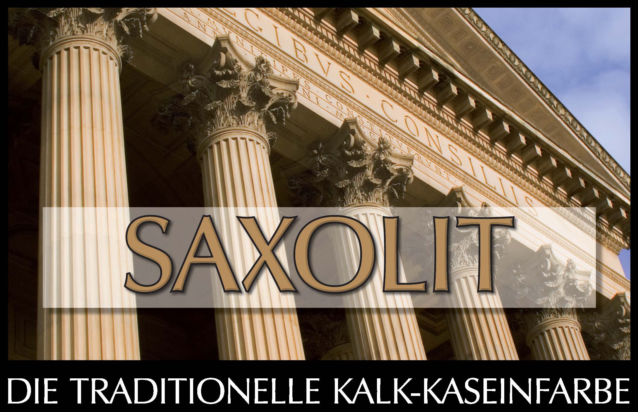Saxolit ist eine Kalk-Kaseinfarbe für Aussen- und Innenanwendungen auf mineralische Untergründe. Ein...