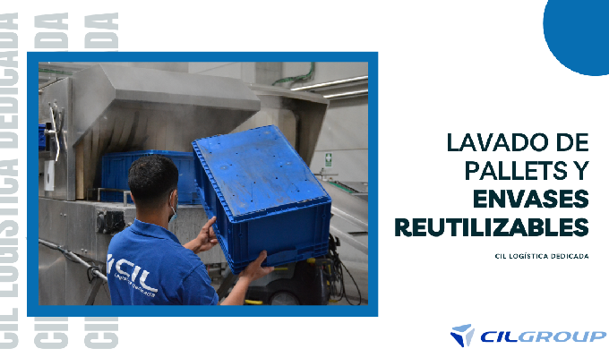CIL Logística te muestra su servicio de lavado de envases reutilizables