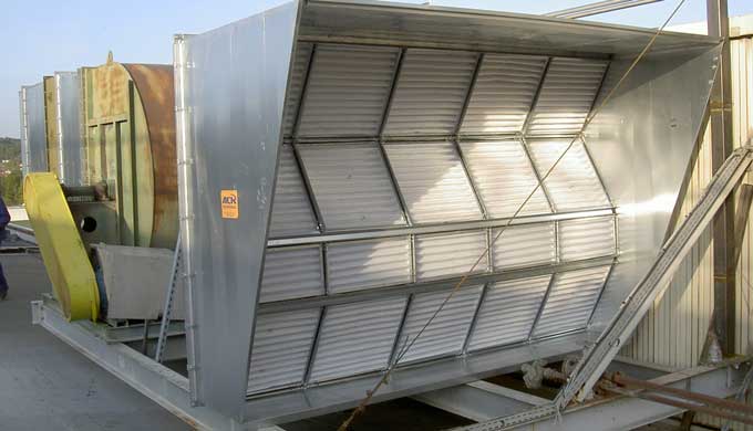 Caisson de filtration pour l'industrie