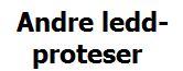 VI tilbyr blant annet ankelproteser og skulderproteser.