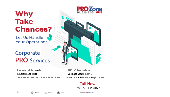 Whether you have a small,medium or large business in Abu Dhabi & Dubai. Pro zone business hub al...