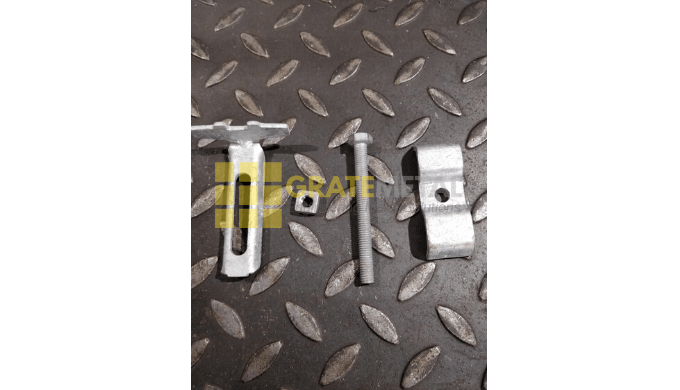 Grating fixing clips for FRP & Steel Gratings in required size and material quality.