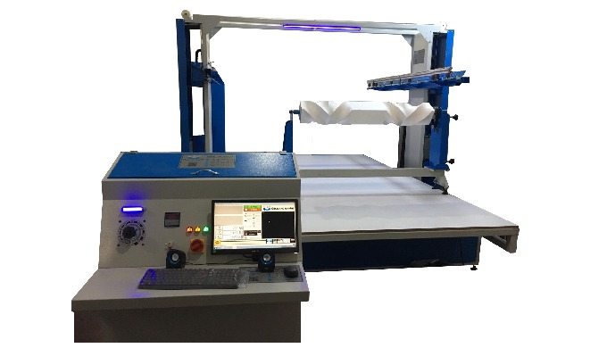 3D ROTARY TABLE MODULE attaches to the CNC STYROFOAM CUTTING MACHINE and allows us to make 3-dimensi...