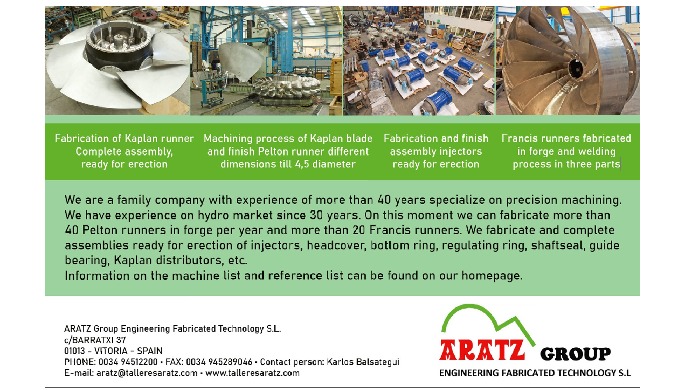 ARATZ Group Engineering Fabricated Technology S.L.
