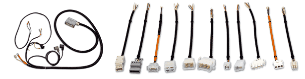 Kabel und Stecker in unzähligen Variationen.