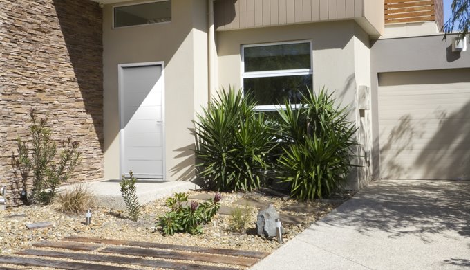 Blocs-portes d'entrée de maison individuelle
