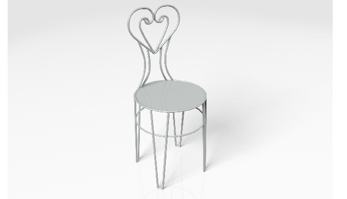 Metal stol Provance har en unik romantisk stil.Perfekt til balkon eller terrasse. Provance stole ser...