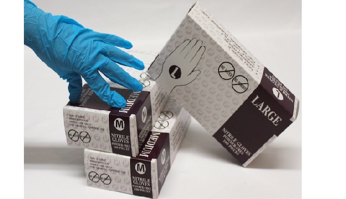 GUANTES DE NITRILO - INTEPLAST