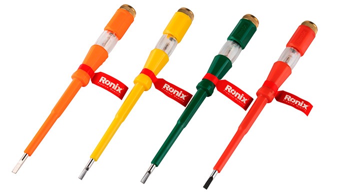 Der mehrfarbige Teststift RH-2714 ist ein wesentlicher Bestandteil vieler Werkzeugkästen und Werkstä...