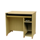The AutoComDesk has an embedded monitor within the desk and a switch button with which the embedded ...
