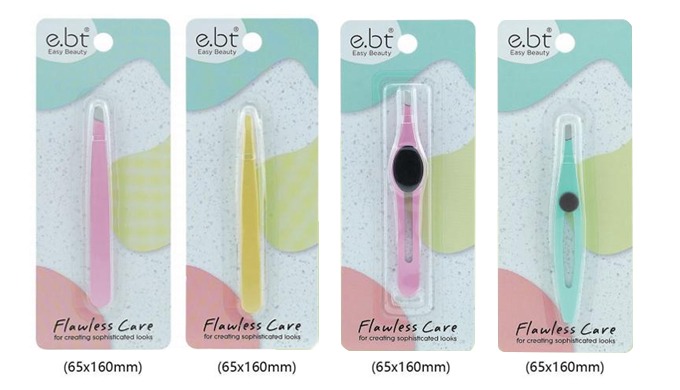 A beauty care line including tweezers, eyebrow razors, and mini detail tools. Designed to keep eyebr...