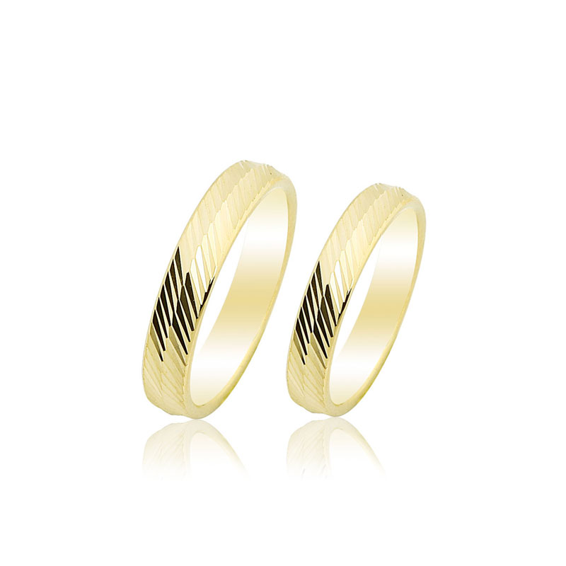 Gold :14K (585) Stone : - Women Size : 5-13 Man Size : 7-13 Weight : 8,00 gr