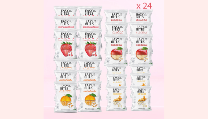 Enjoy a delicious and healthy selection of freeze-dried fruits, perfect for snacking at home, work, ...