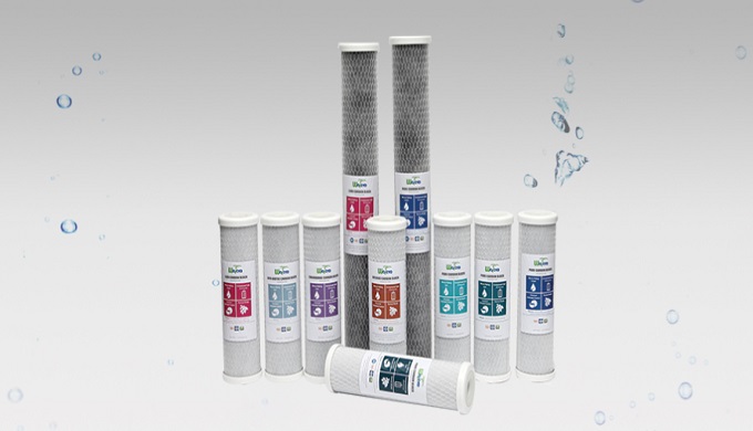 Handok Clean Tech's compressed carbon block filter is able to withstand external impacts. While micr...