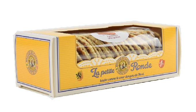 Sachet de gaufres fourrées au spéculoos. Ingrédients Fondant ( sirop de glucose, sucre, eau), farine...
