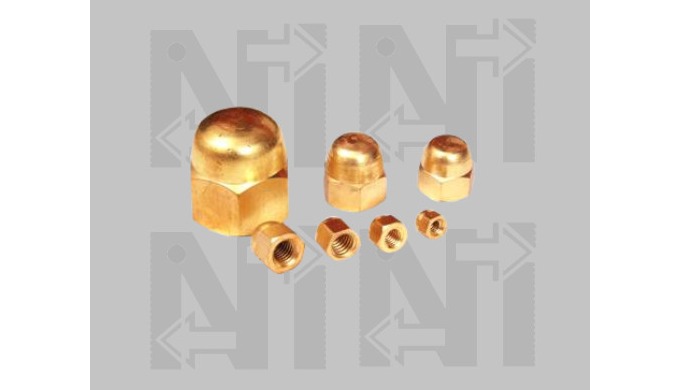 Brass Dome Nuts