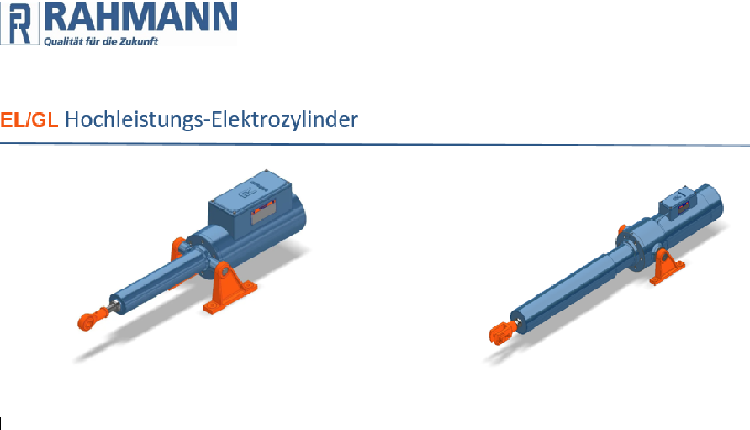 Rahmann Hochleistungs-Elektrozylinder sind robuste und leistungsstarke elektromechanische Aktuatoren...