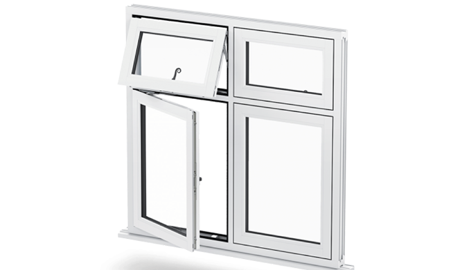 High quality double glazed windows.