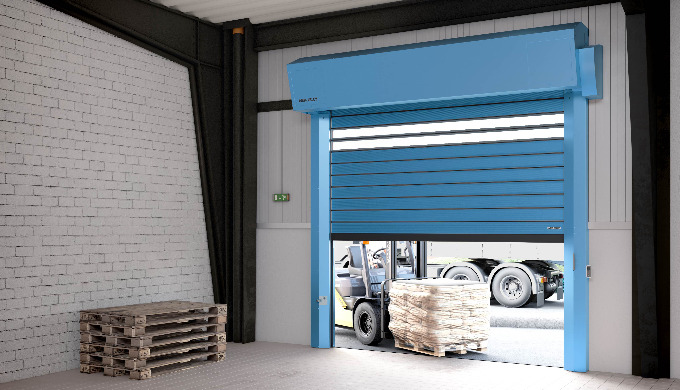 Das Schnelllauftor ASSA ABLOY RR5000 ist das ultimative Tor für brandaktuelle industrielle Anforderu...