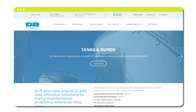 We create bespoke websites in WordPress