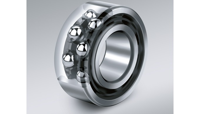 Angular contact ball bearings are suitable for applications which require high accuracy and good hig...