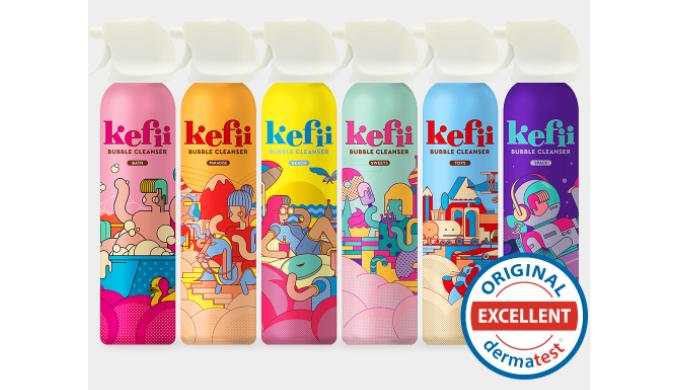 Spray mousse forming Bubble bath cleanser Soft foam and soft and fun bath time. A variety of playabl...