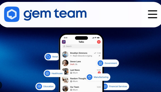 Gem Team Corporate Messenger For Sovereign Team Communication