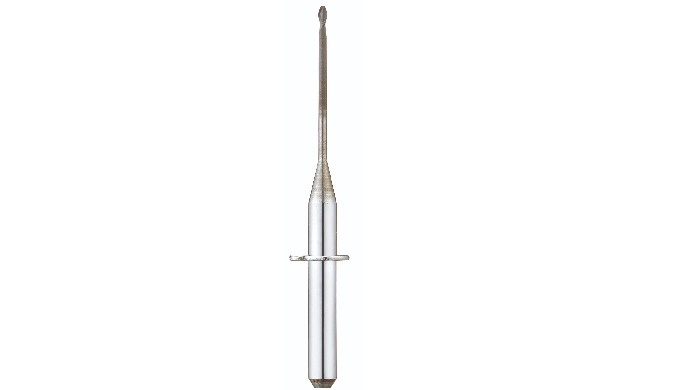 2&3 Flutes Endmills for Zirconia Korea dental endmill. This dental endmill is a VHF type.