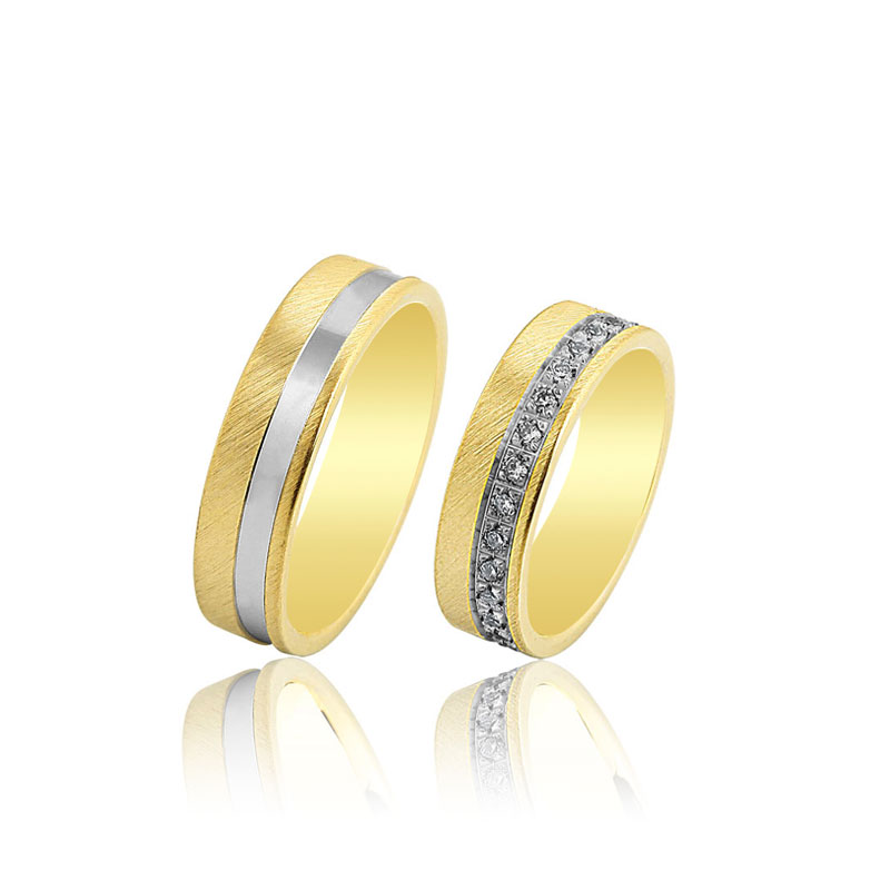 Gold :14K (585) Stone : - Women Size : 5-13 Man Size : 7-13 Weight : 12,00 gr